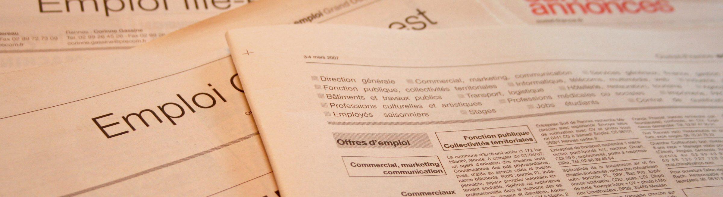 Des offres d'emploi dans des journaux guadeloupéens